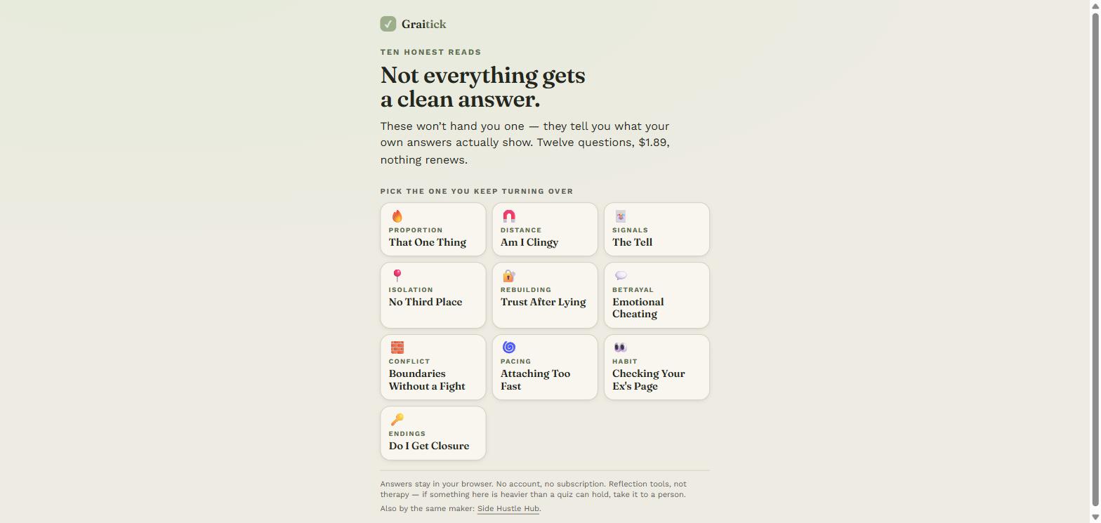 Graitick home page